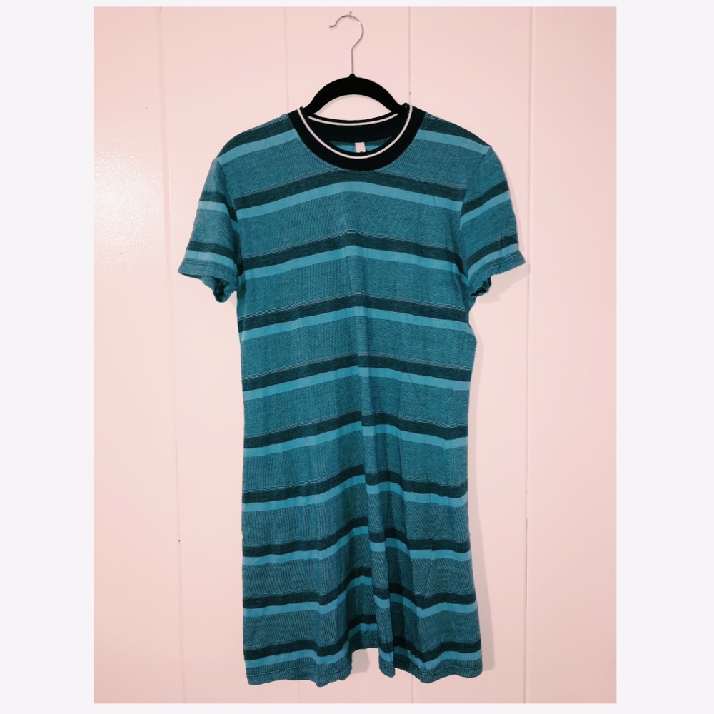 RVCA striped bodycon dress